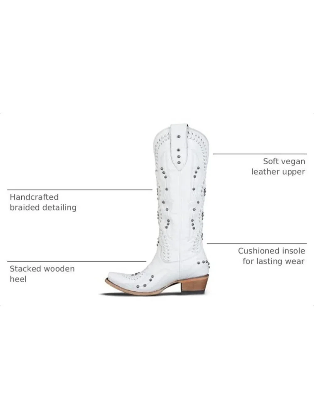 Yolkomo Cowboy Boots for Women Knee High Western Cowgirl Boots